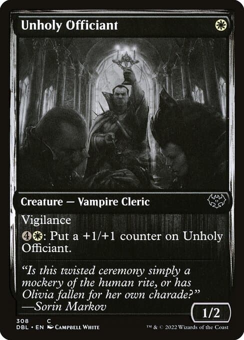 Unholy Officiant from Innistrad: Double Feature (Common)