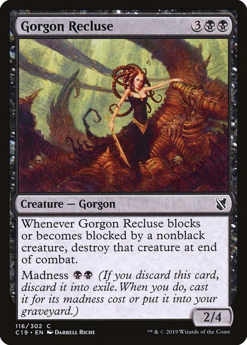 Gorgon Recluse from Commander 2019 (Common)
