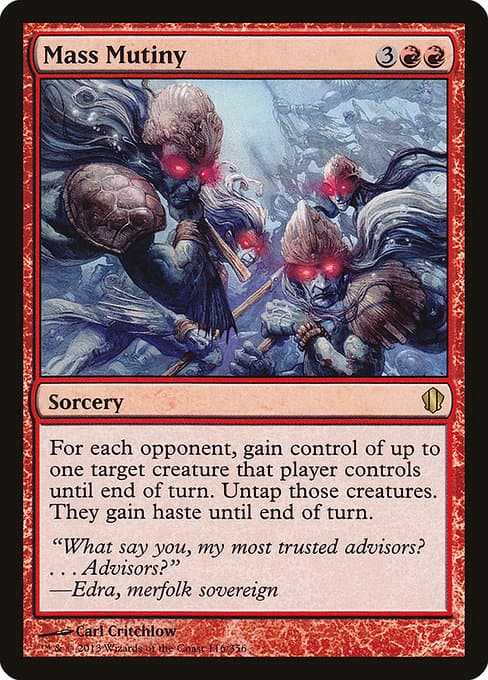 Mass Mutiny from Commander 2013 (Rare)