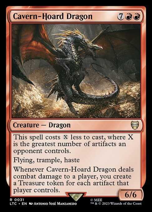 Cavern-Hoard Dragon from Tales of Middle-earth Commander (Rare)