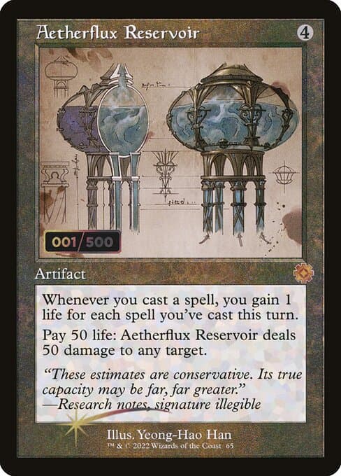 Aetherflux Reservoir from The Brothers' War Retro Artifacts (Mythic)