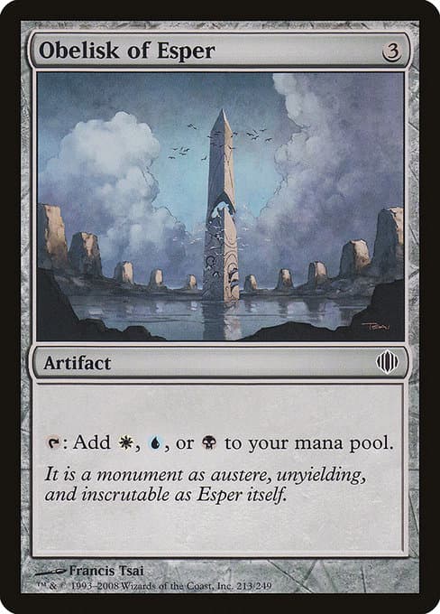 Obelisk of Esper from Shards of Alara (Common)