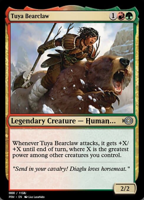 Tuya Bearclaw from Magic Online Promos (Uncommon)