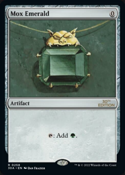 Mox Emerald from 30th Anniversary Edition (Rare)