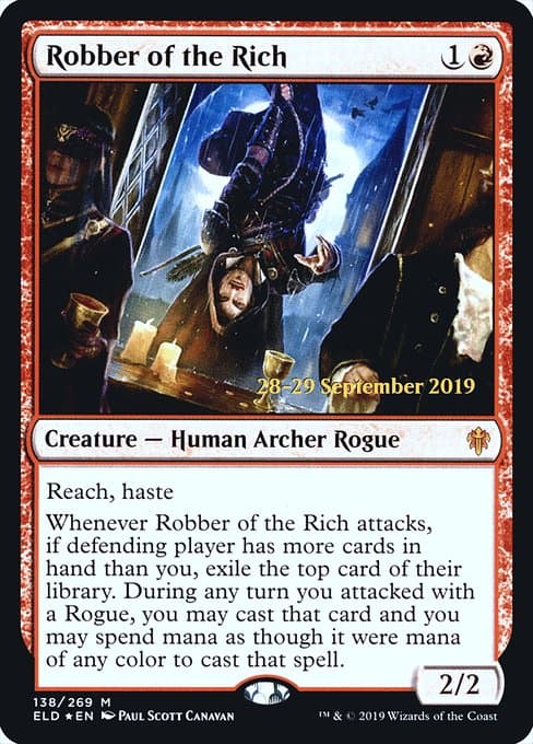 Robber of the Rich from Throne of Eldraine Promos (Mythic)