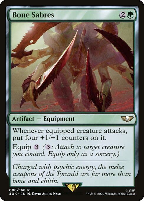 Bone Sabres from Warhammer 40,000 Commander (Rare)