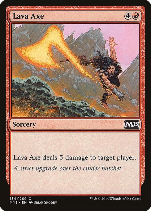 Lava Axe from Magic 2015 (Common)