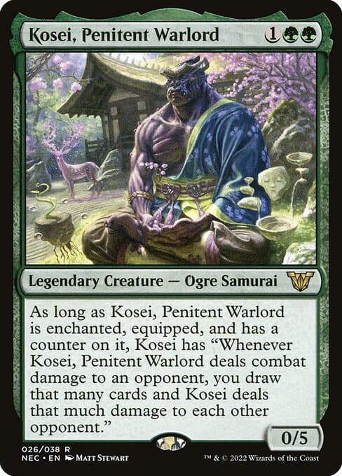 Kosei, Penitent Warlord (Rare)