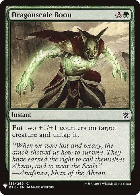 Dragonscale Boon from The List (Common)