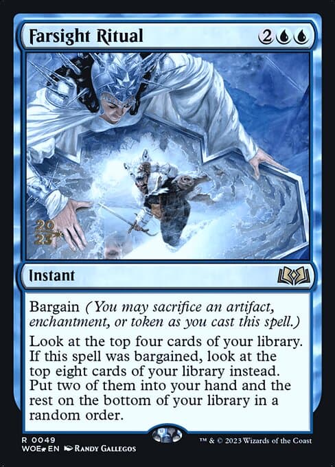Farsight Ritual from Wilds of Eldraine Promos (Rare)