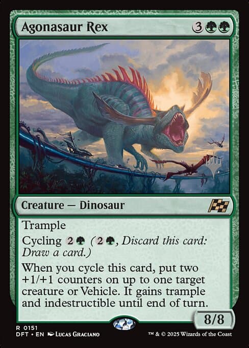 Agonasaur Rex from Aetherdrift Promos (Rare)
