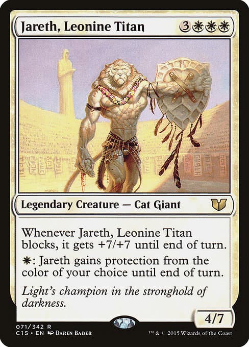 Jareth, Leonine Titan from Commander 2015 (Rare)