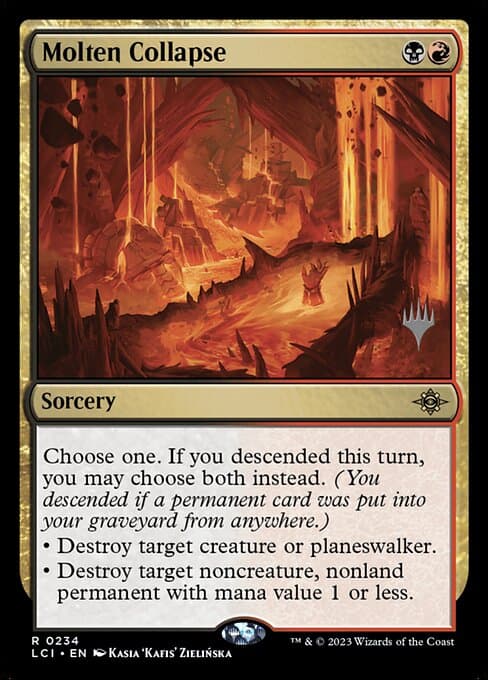 Molten Collapse from The Lost Caverns of Ixalan Promos (Rare)