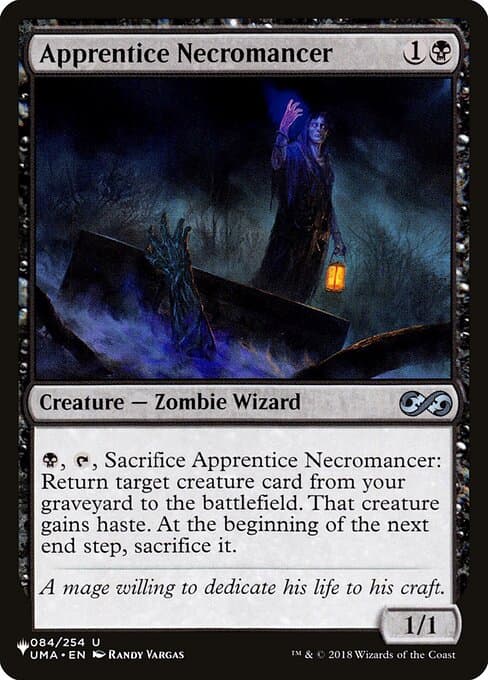 Apprentice Necromancer from The List (Uncommon)
