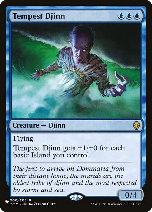 Tempest Djinn from The List (Rare)