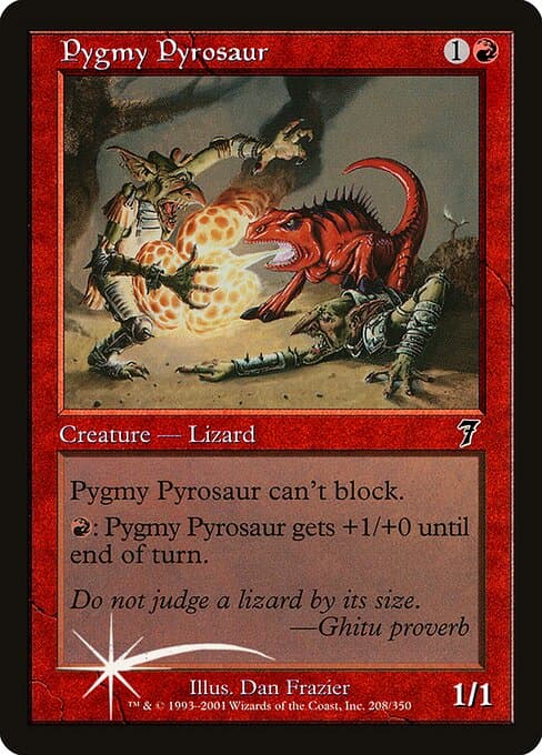 Pygmy Pyrosaur from Seventh Edition (Common)