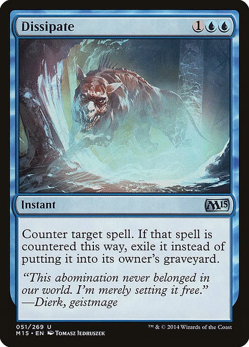 Dissipate from Magic 2015 (Uncommon)