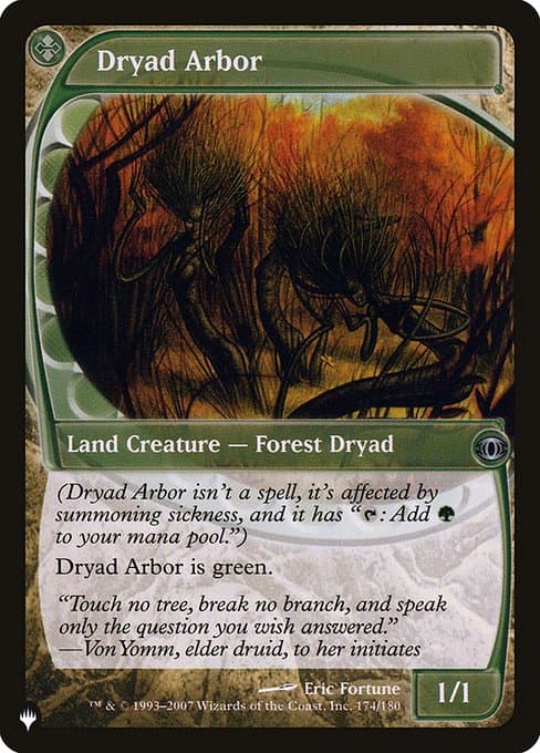 Dryad Arbor from The List (Uncommon)