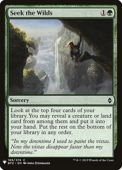Seek the Wilds from The List (Common)