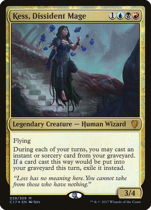 Kess, Dissident Mage from Commander 2017 (Mythic)