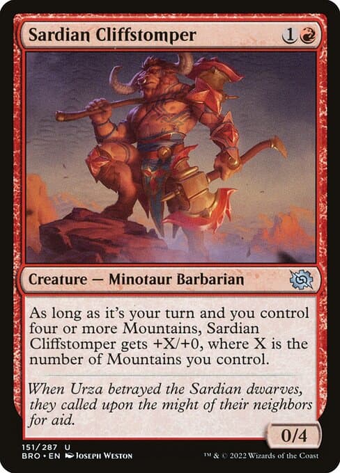 Sardian Cliffstomper (Uncommon)