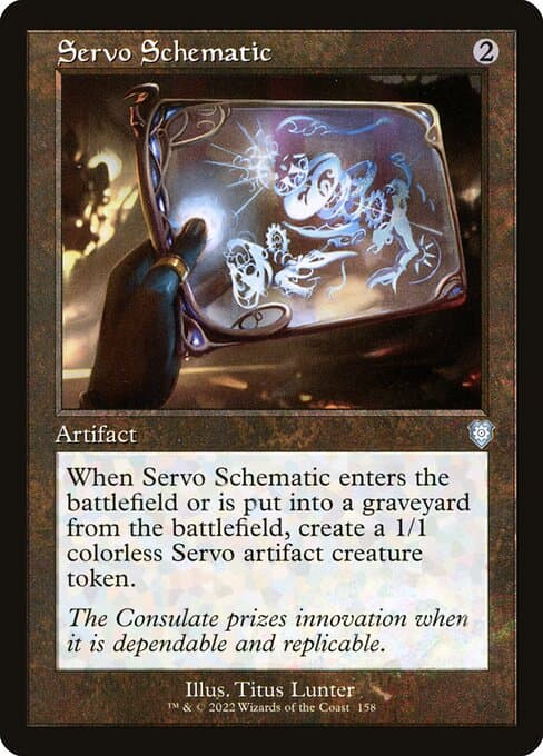 Servo Schematic from The Brothers' War Commander (Uncommon)