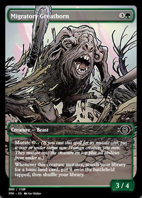 Migratory Greathorn from Magic Online Promos (Common)