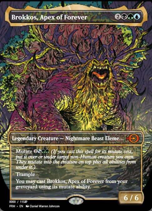 Brokkos, Apex of Forever from Magic Online Promos (Mythic)