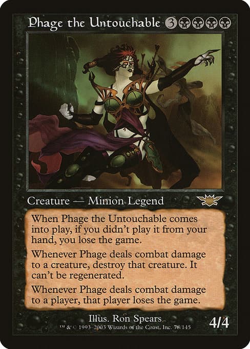 Phage the Untouchable from Legions (Rare)