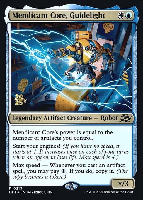 Mendicant Core, Guidelight from Aetherdrift Promos (Rare)