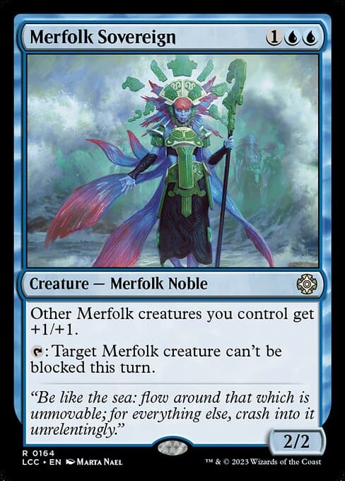 Merfolk Sovereign from The Lost Caverns of Ixalan Commander (Rare)