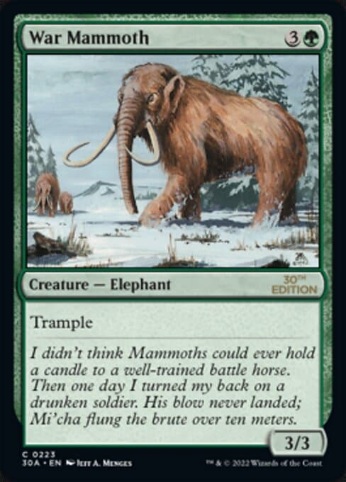 War Mammoth from 30th Anniversary Edition (Common)