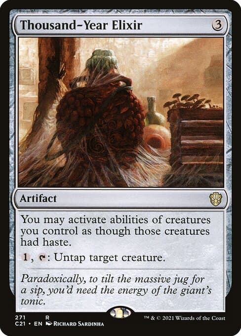 Thousand-Year Elixir from Commander 2021 (Rare)