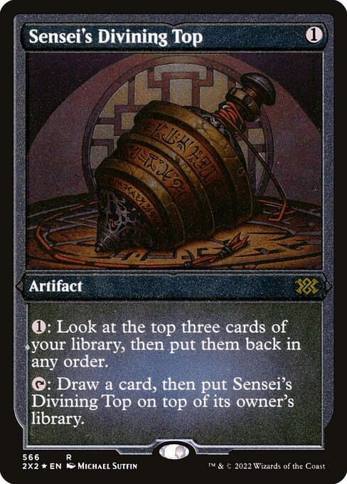 Sensei's Divining Top from Double Masters 2022 (Rare)