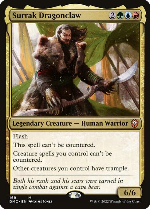 Surrak Dragonclaw from Dominaria United Commander (Mythic)