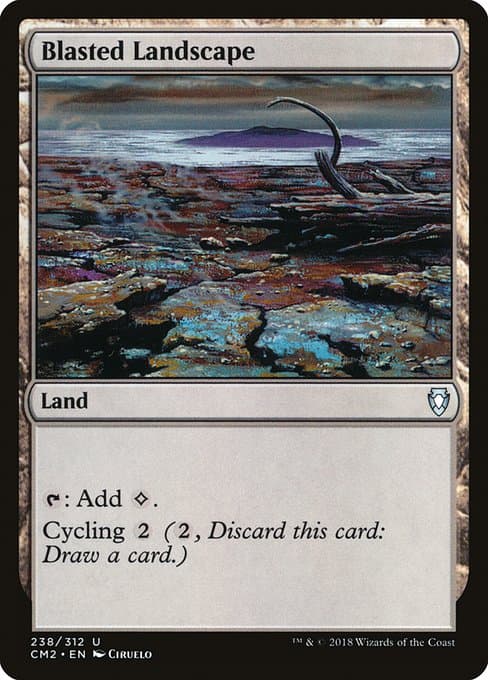 Blasted Landscape from Commander Anthology Volume II (Uncommon)