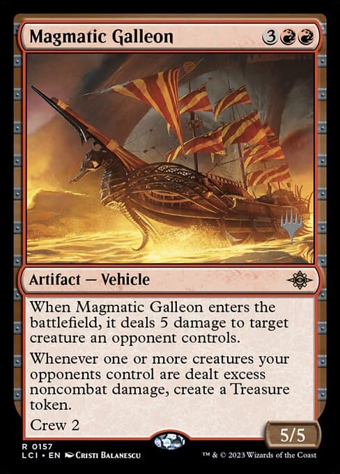 Magmatic Galleon from The Lost Caverns of Ixalan Promos (Rare)