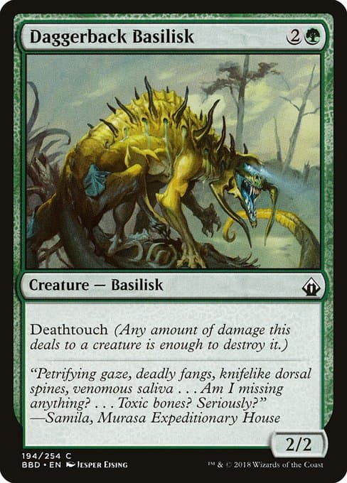 Daggerback Basilisk from Battlebond (Common)