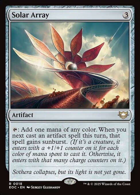Solar Array from Edge of Eternities Commander (Rare)