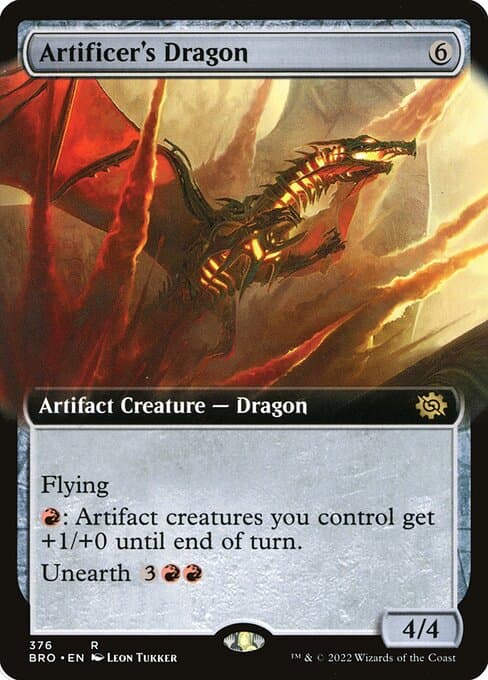 Artificer's Dragon from The Brothers' War (Rare)