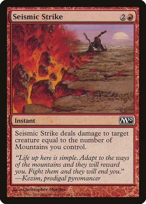 Seismic Strike from Magic 2010 (Common)