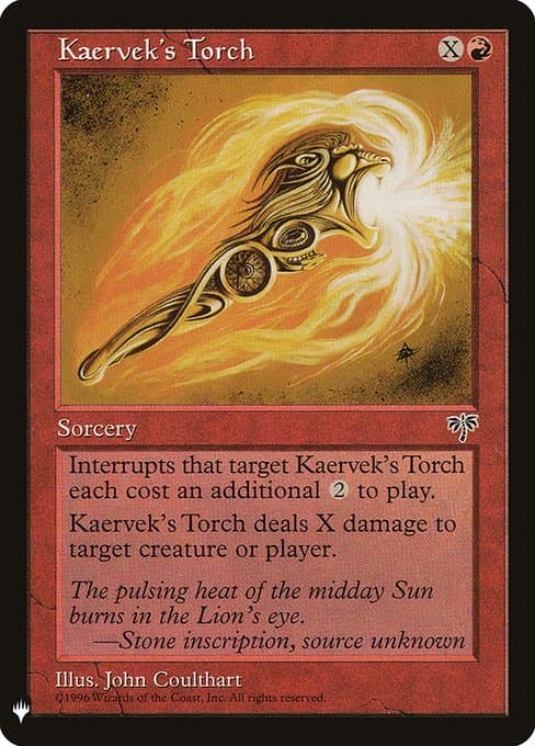 Kaervek's Torch from The List (Common)