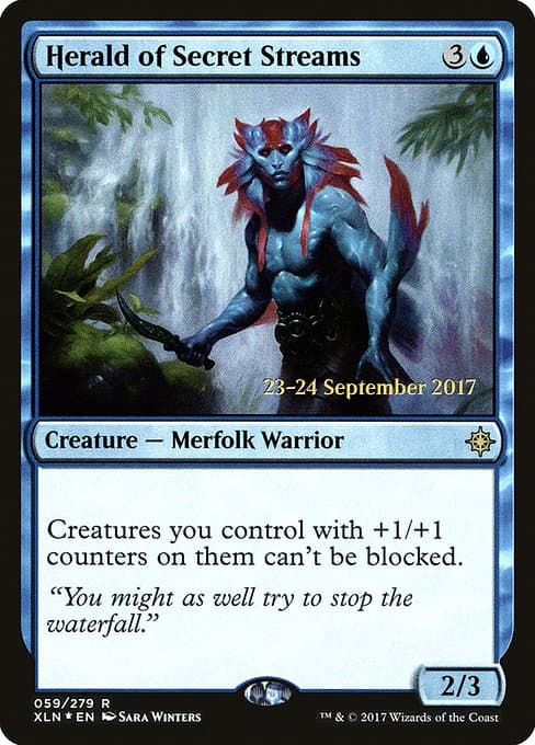 Herald of Secret Streams from Ixalan Promos (Rare)