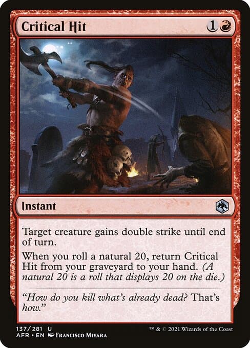 Critical Hit from Adventures in the Forgotten Realms (Uncommon)