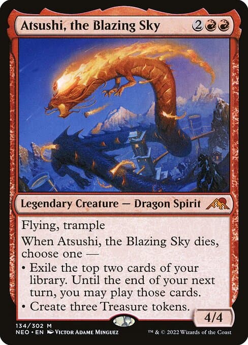 Atsushi, the Blazing Sky from Kamigawa: Neon Dynasty (Mythic)