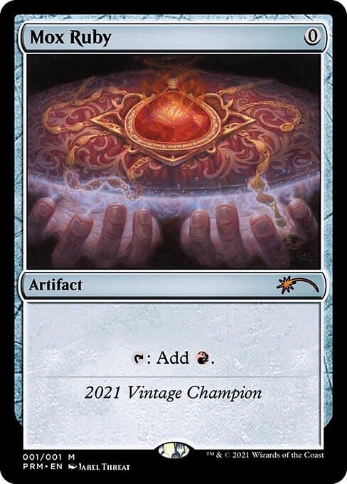 Mox Ruby from Vintage Championship (Mythic)