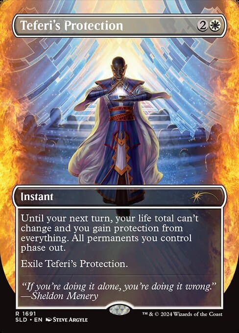 Teferi's Protection from Secret Lair Drop (Rare)