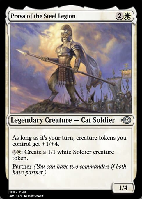 Prava of the Steel Legion from Magic Online Promos (Uncommon)