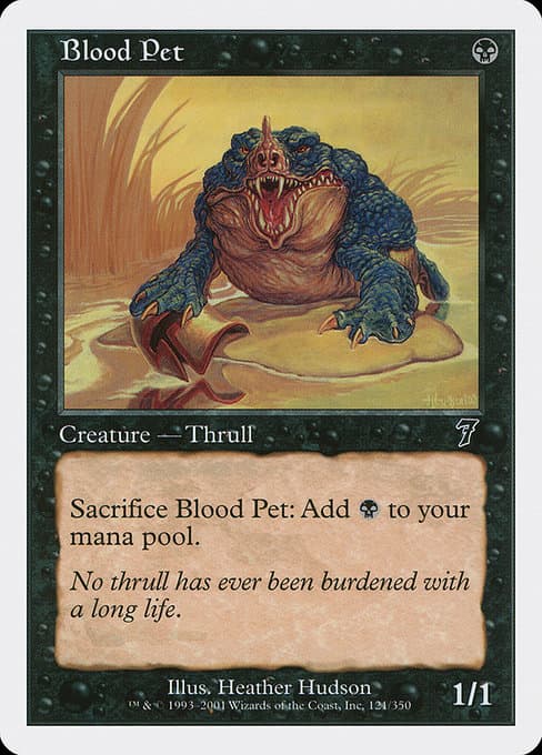 Blood Pet from Seventh Edition (Common)
