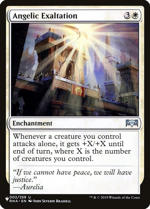 Angelic Exaltation from The List (Uncommon)